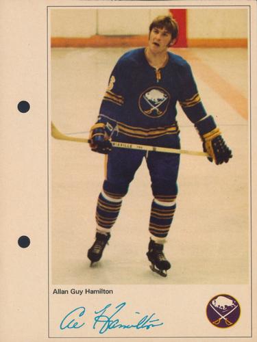 1971-72 Toronto Sun NHL Action Players #NNO Allan Guy Hamilton Front