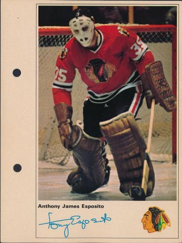 1971-72 Toronto Sun NHL Action Players #NNO Anthony James Esposito Front