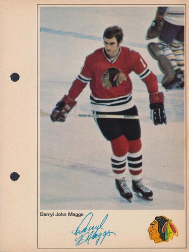 1971-72 Toronto Sun NHL Action Players #NNO Darryl John Maggs Front