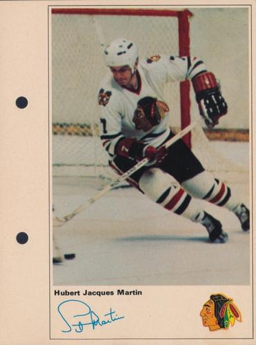1971-72 Toronto Sun NHL Action Players #NNO Hubert Jacques Martin Front