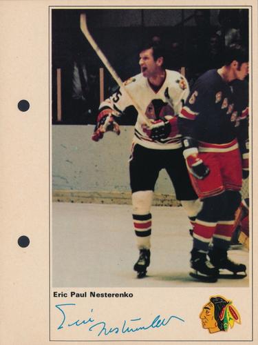 1971-72 Toronto Sun NHL Action Players #NNO Eric Paul Nesterenko Front