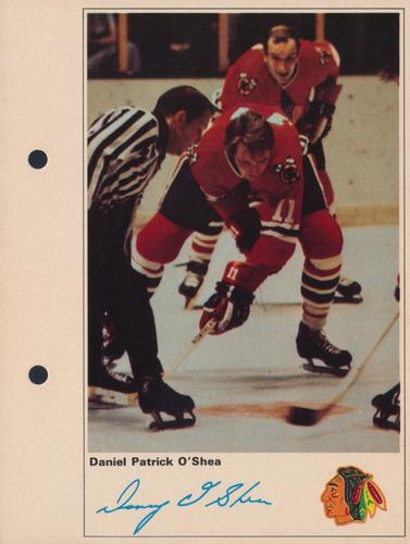 1971-72 Toronto Sun NHL Action Players #NNO Daniel Patrick O'Shea Front