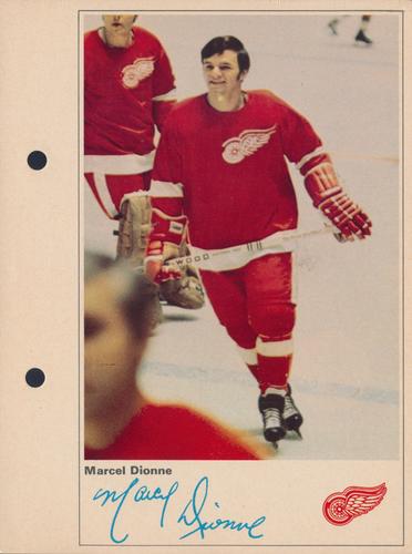 1971-72 Toronto Sun NHL Action Players #NNO Marcel Dionne Front