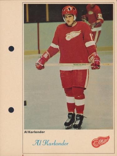 1971-72 Toronto Sun NHL Action Players #NNO Al Karlander Front