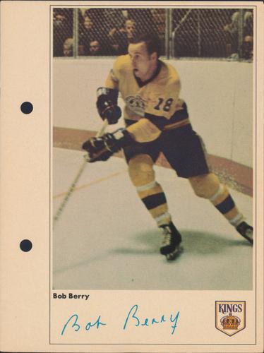 1971-72 Toronto Sun NHL Action Players #NNO Bob Berry Front