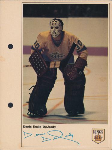 1971-72 Toronto Sun NHL Action Players #NNO Denis Emile DeJordy Front