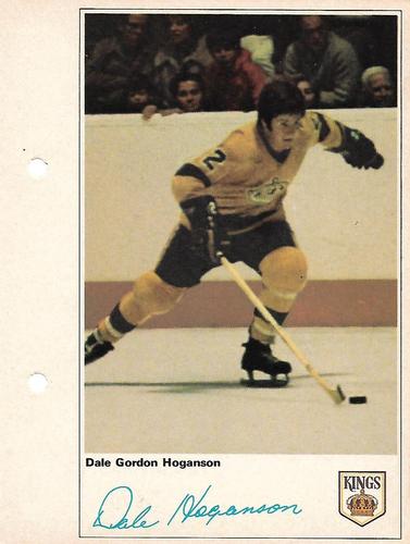 1971-72 Toronto Sun NHL Action Players #NNO Dale Gordon Hoganson Front