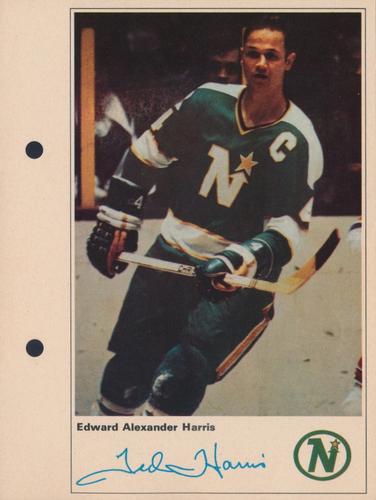 1971-72 Toronto Sun NHL Action Players #NNO Edward Alexander Harris Front
