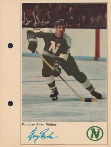 1971-72 Toronto Sun NHL Action Players #NNO Douglas Allen Mohns Front