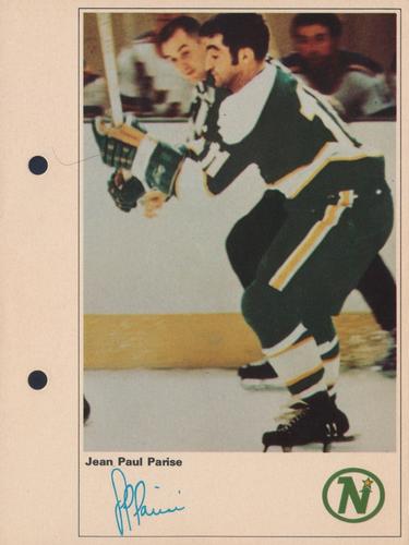 1971-72 Toronto Sun NHL Action Players #NNO Jean-Paul Parise Front