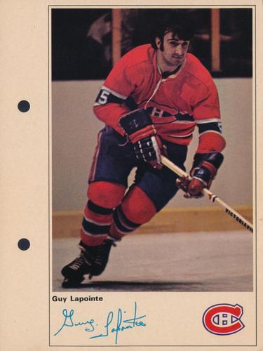 1971-72 Toronto Sun NHL Action Players #NNO Guy Lapointe Front