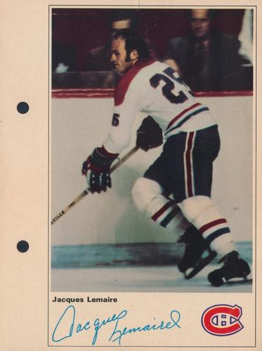 1971-72 Toronto Sun NHL Action Players #NNO Jacques Lemaire Front