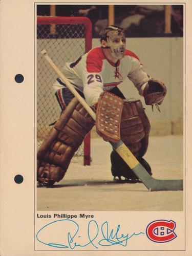 1971-72 Toronto Sun NHL Action Players #NNO Louis Philippe Myre Front