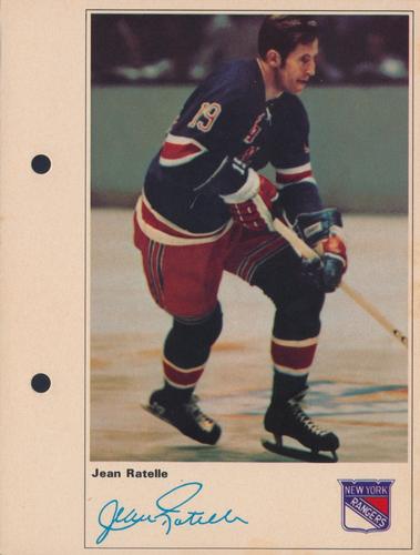 1971-72 Toronto Sun NHL Action Players #NNO Jean Ratelle Front