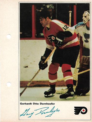 1971-72 Toronto Sun NHL Action Players #NNO Gerhardt Otto Dornhoefer Front