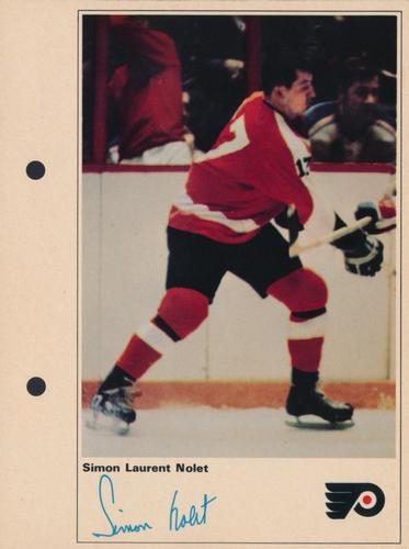 1971-72 Toronto Sun NHL Action Players #NNO Simon Laurent Nolet Front
