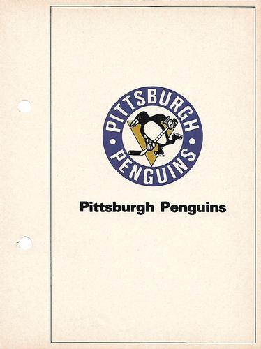 1971-72 Toronto Sun NHL Action Players #NNO Pittsburgh Penguins Front