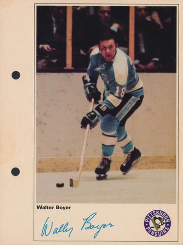 1971-72 Toronto Sun NHL Action Players #NNO Walter Boyer Front
