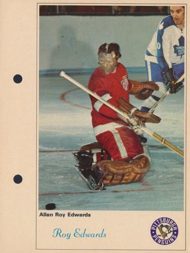 1971-72 Toronto Sun NHL Action Players #NNO Allan Roy Edwards Front