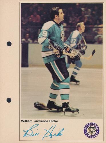 1971-72 Toronto Sun NHL Action Players #NNO William Lawrence Hicke Front