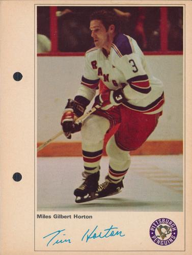 1971-72 Toronto Sun NHL Action Players #NNO Miles Gilbert Horton Front