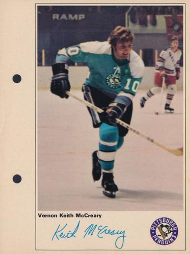1971-72 Toronto Sun NHL Action Players #NNO Vernon Keith McCreary Front