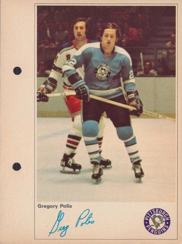 1971-72 Toronto Sun NHL Action Players #NNO Gregory Polis Front