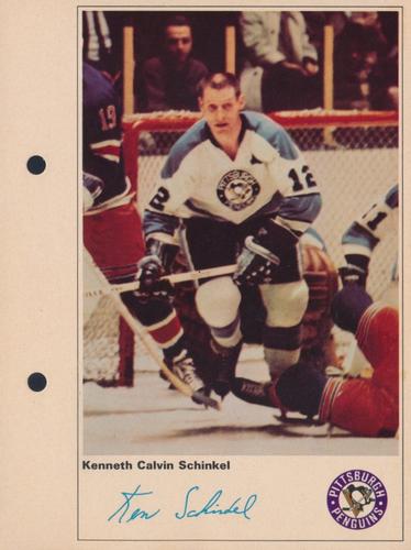 1971-72 Toronto Sun NHL Action Players #NNO Kenneth Calvin Schinkel Front