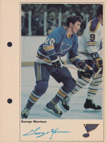 1971-72 Toronto Sun NHL Action Players #NNO George Morrison Front