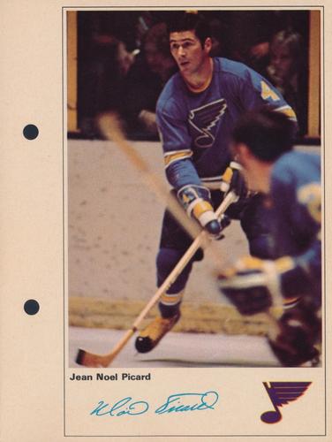 1971-72 Toronto Sun NHL Action Players #NNO Jean Noel Picard Front