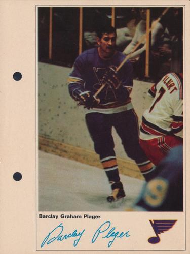 1971-72 Toronto Sun NHL Action Players #NNO Barclay Graham Plager Front