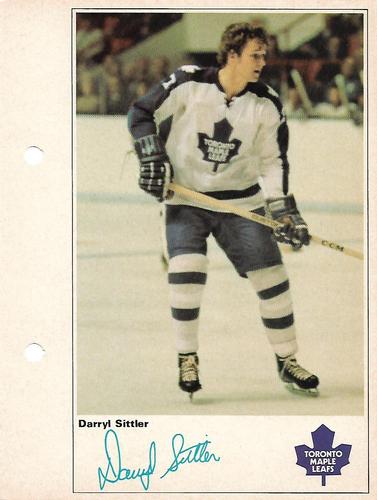 1971-72 Toronto Sun NHL Action Players #NNO Darryl Sittler Front