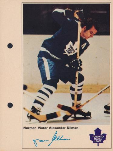 1971-72 Toronto Sun NHL Action Players #NNO Norm Ullman Front