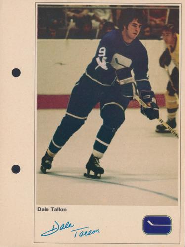 1971-72 Toronto Sun NHL Action Players #NNO Dale Tallon Front