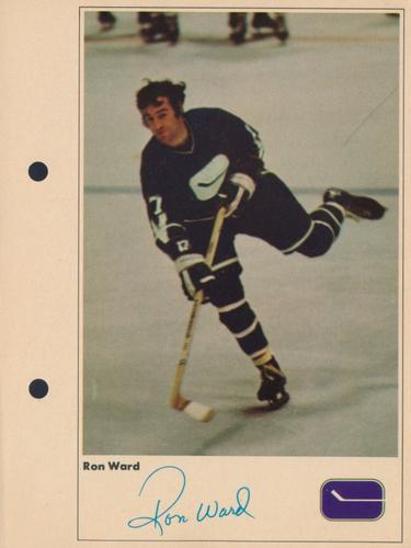 1971-72 Toronto Sun NHL Action Players #NNO Ron Ward Front