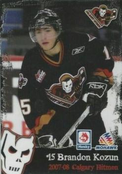 2007-08 Husky/Mohawk/Calgary Herald Calgary Hitmen (WHL) #NNO Brandon Kozun Front