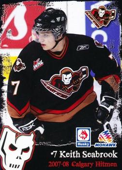 2007-08 Husky/Mohawk/Calgary Herald Calgary Hitmen (WHL) #NNO Keith Seabrook Front