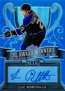 2016-17 Leaf Metal - CHL Award Winners - Blue #AW-LR1 Luc Robitaille Front