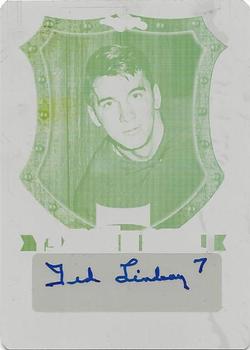 2016-17 Leaf Metal - Lords of Hockey - Printing Plates Yellow #LH-TL1 Ted Lindsay Front