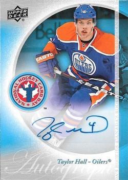 2011 Upper Deck National Hockey Card Day - Autographs #HCD-TH Taylor Hall Front