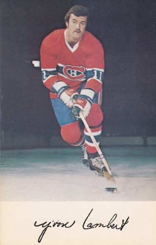 1977-78 Montreal Canadiens Postcards #NNO Yvon Lambert Front