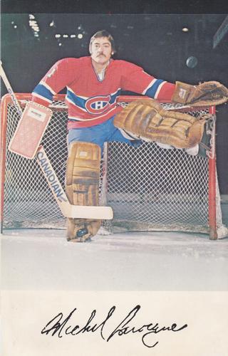 1977-78 Montreal Canadiens Postcards #NNO Michel Larocque Front