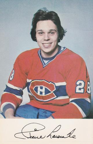 1977-78 Montreal Canadiens Postcards #NNO Pierre Larouche Front