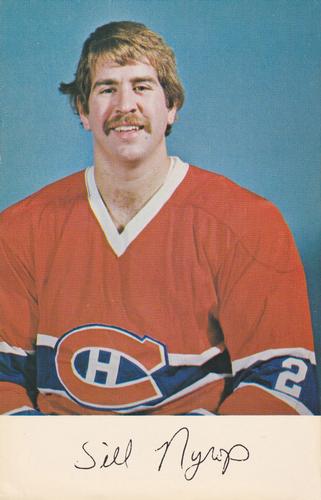 1977-78 Montreal Canadiens Postcards #NNO Bill Nyrop Front