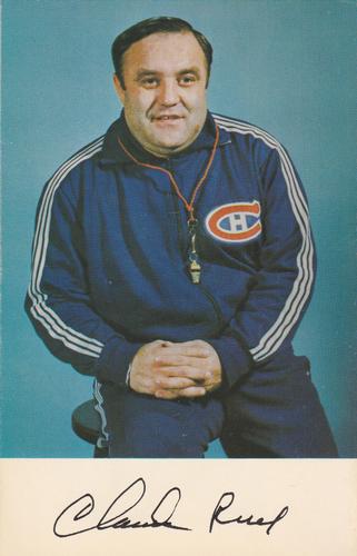 1977-78 Montreal Canadiens Postcards #NNO Claude Ruel Front