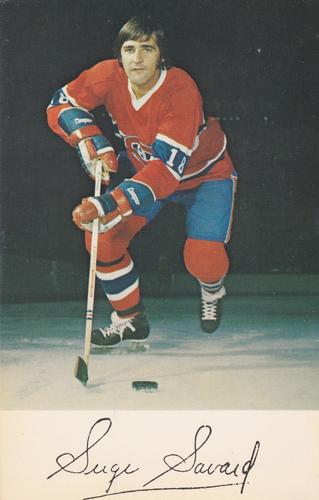 1977-78 Montreal Canadiens Postcards #NNO Serge Savard Front