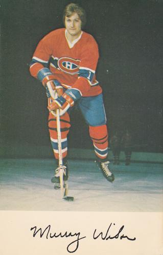1977-78 Montreal Canadiens Postcards #NNO Murray Wilson Front