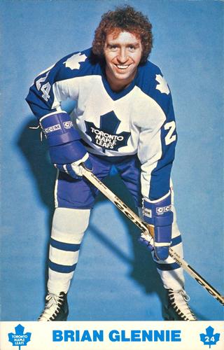 1977-78 Toronto Maple Leafs #NNO Brian Glennie Front