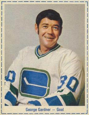 1972-73 Nalley's Potato Chips Vancouver Canucks #NNO George Gardner Front