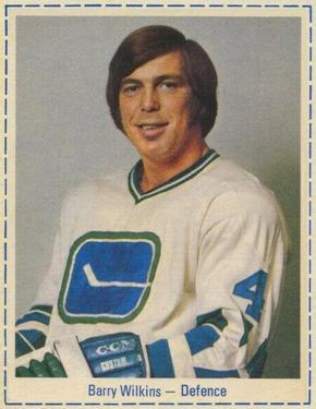 1972-73 Nalley's Potato Chips Vancouver Canucks #NNO Barry Wilkins Front